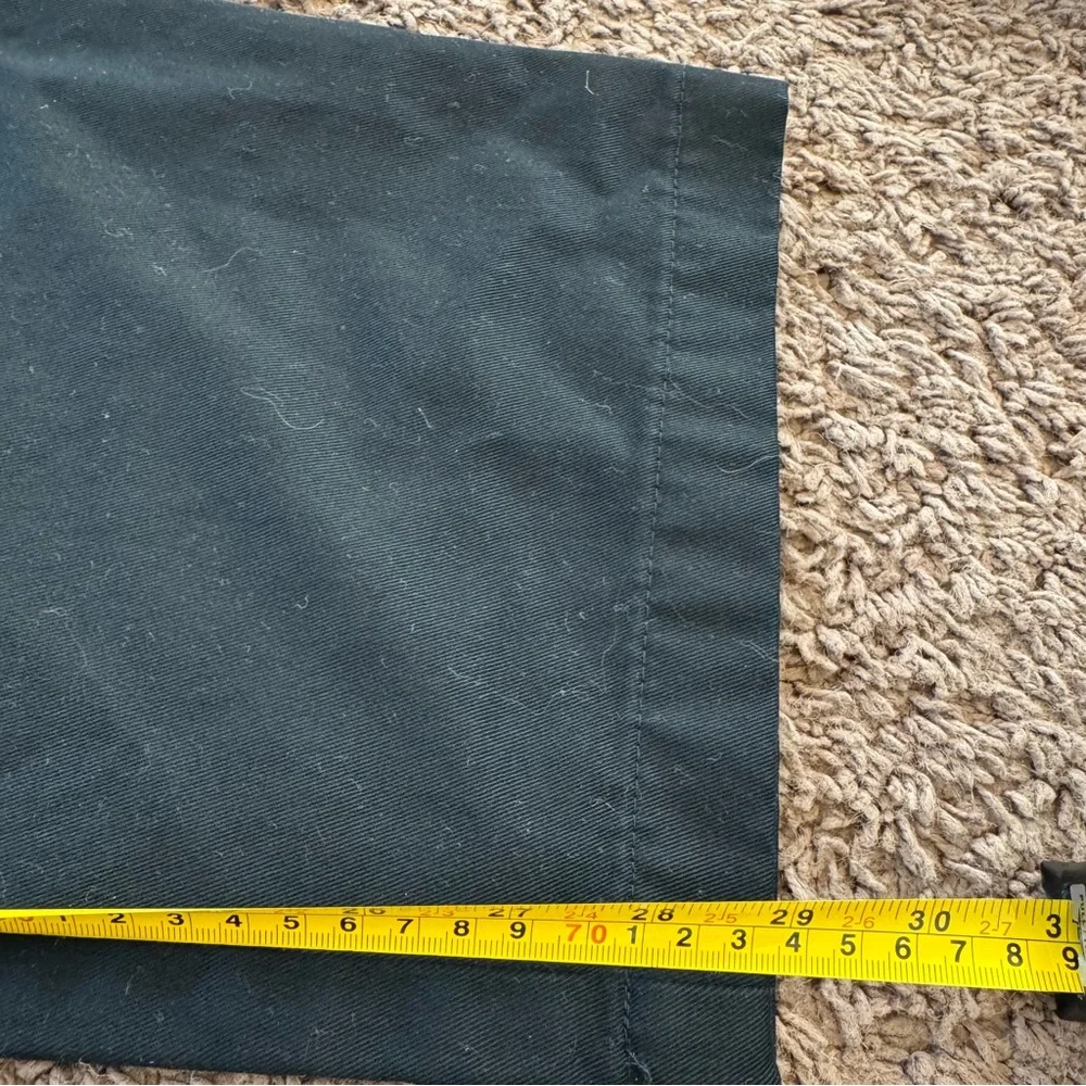 2 FOR $20 Van Heusen Men’s Black Slim Pants StretchChino Trousers Cotton 42 X 30 - Picture 8 of 8